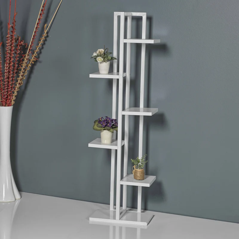 Estantería para plantas Tohmajärvi metal 120x34x21cm en varios colores [en.casa]
