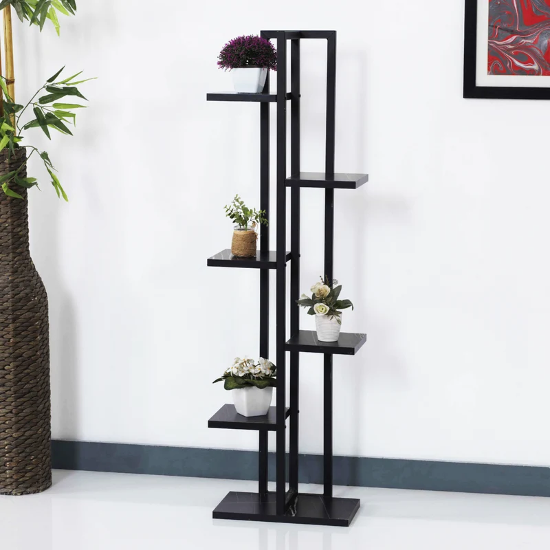 Estantería para plantas Tohmajärvi metal 120x34x21cm en varios colores [en.casa]