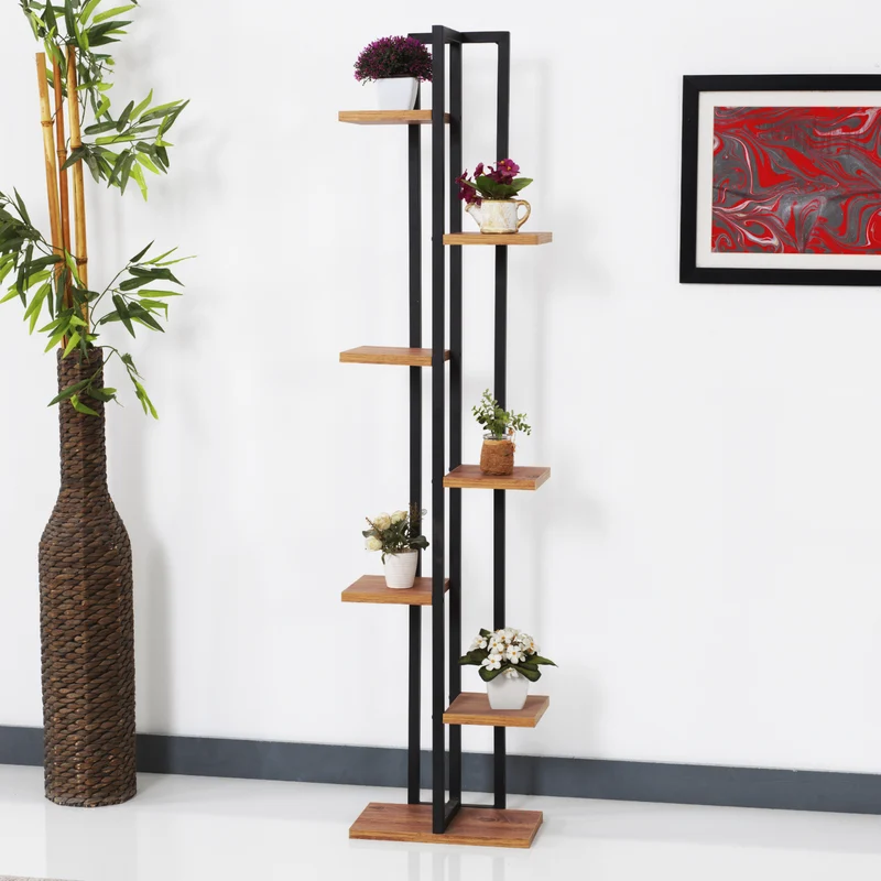 Estantería para plantas Somero 150x34x21cm varios colores [en.casa]
