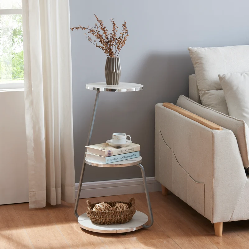 Mesa auxiliar Sipoo 74x46x37cm en varios colores [en.casa]