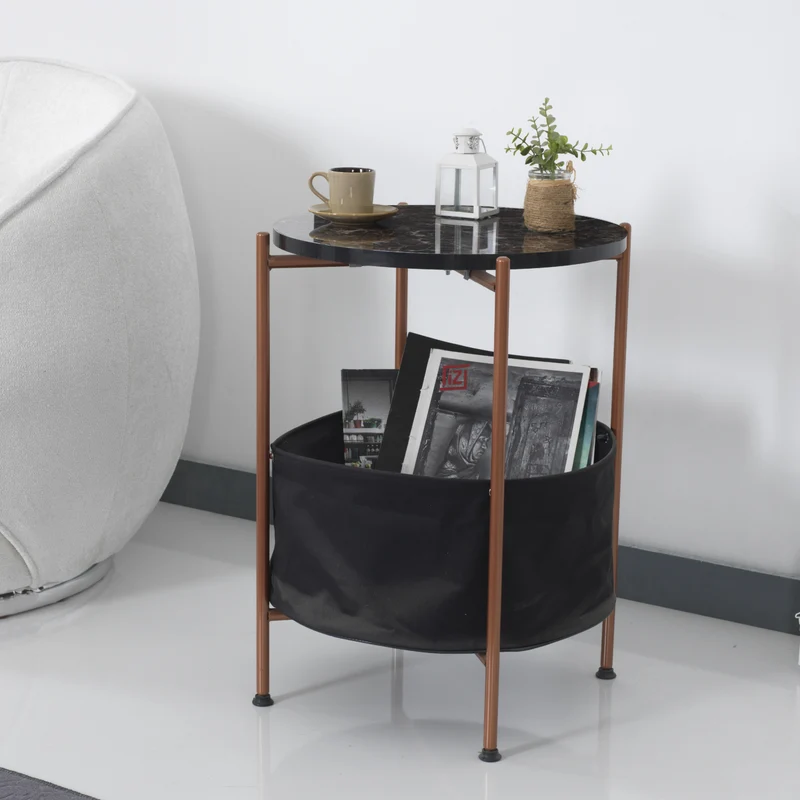 Mesa auxiliar Suonenjoki 59x47cm en varios colores [en.casa]