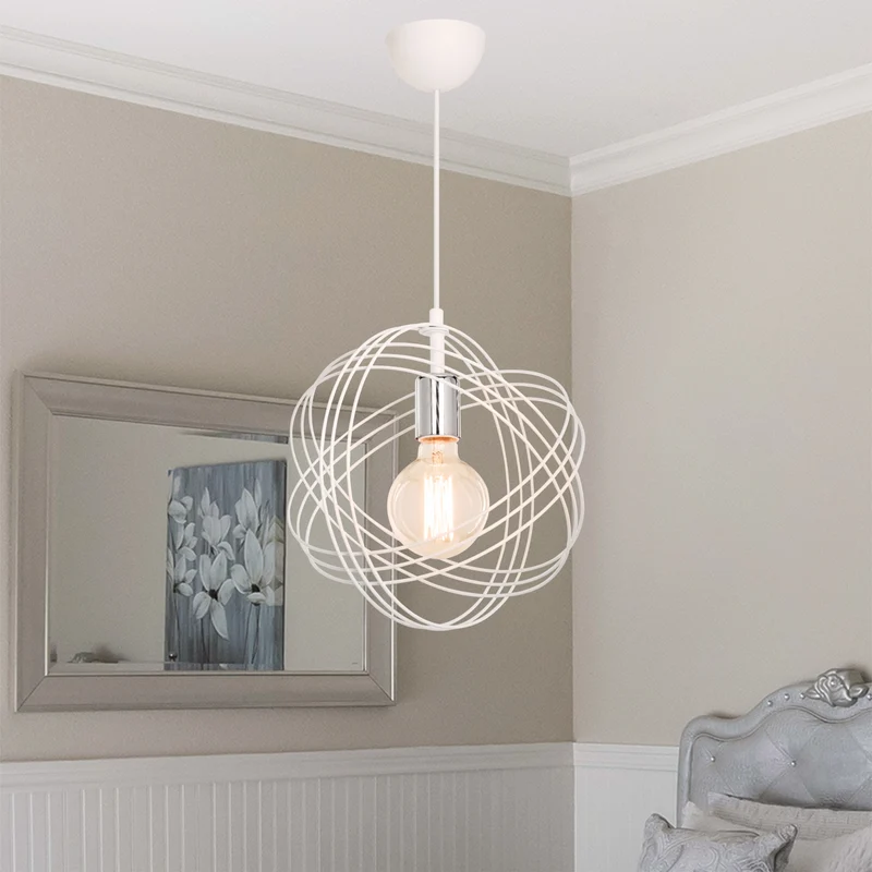 Lámpara colgante Hove E27 metal en varios colores [lux.pro]