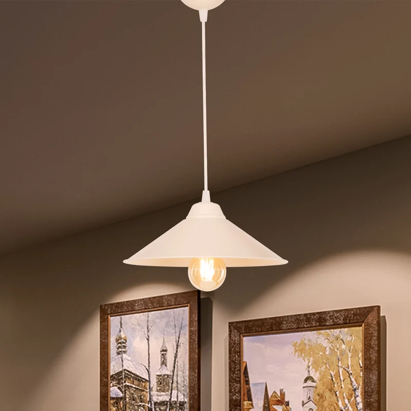 Lámpara colgante Hereford E27 en varios colores [lux.pro]