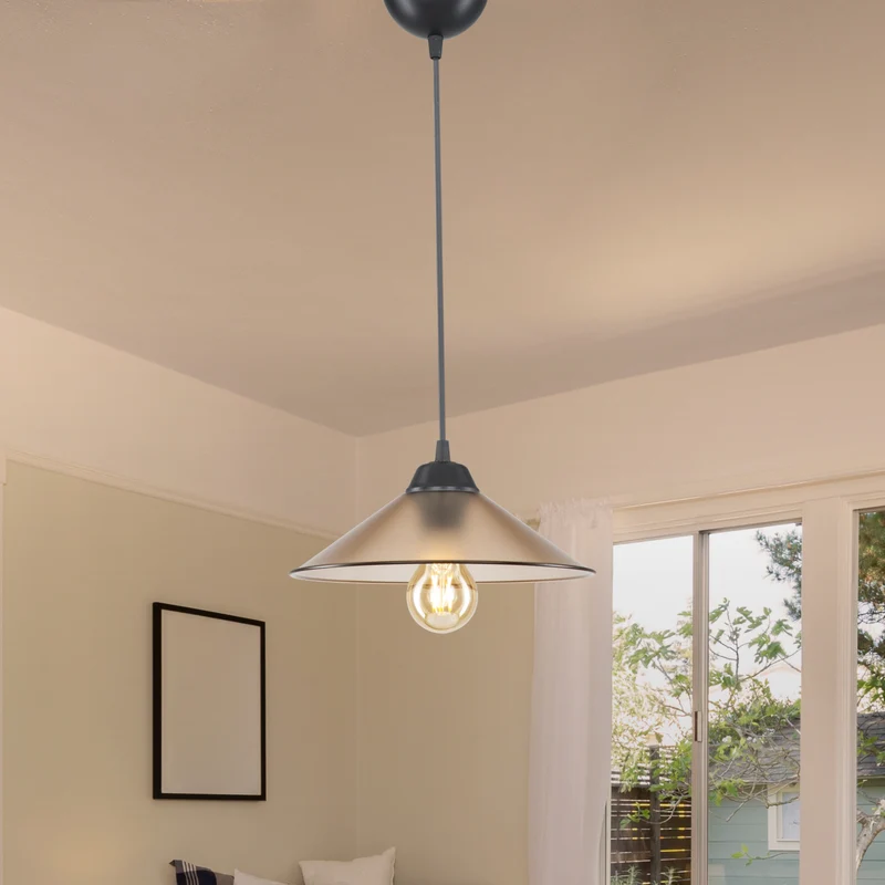 Lámpara colgante Hereford E27 en varios colores [lux.pro]