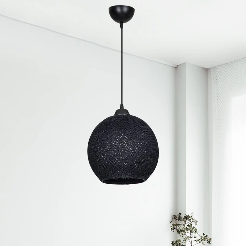 Lámpara colgante Lisburn E27 metal en varios colores [lux.pro]