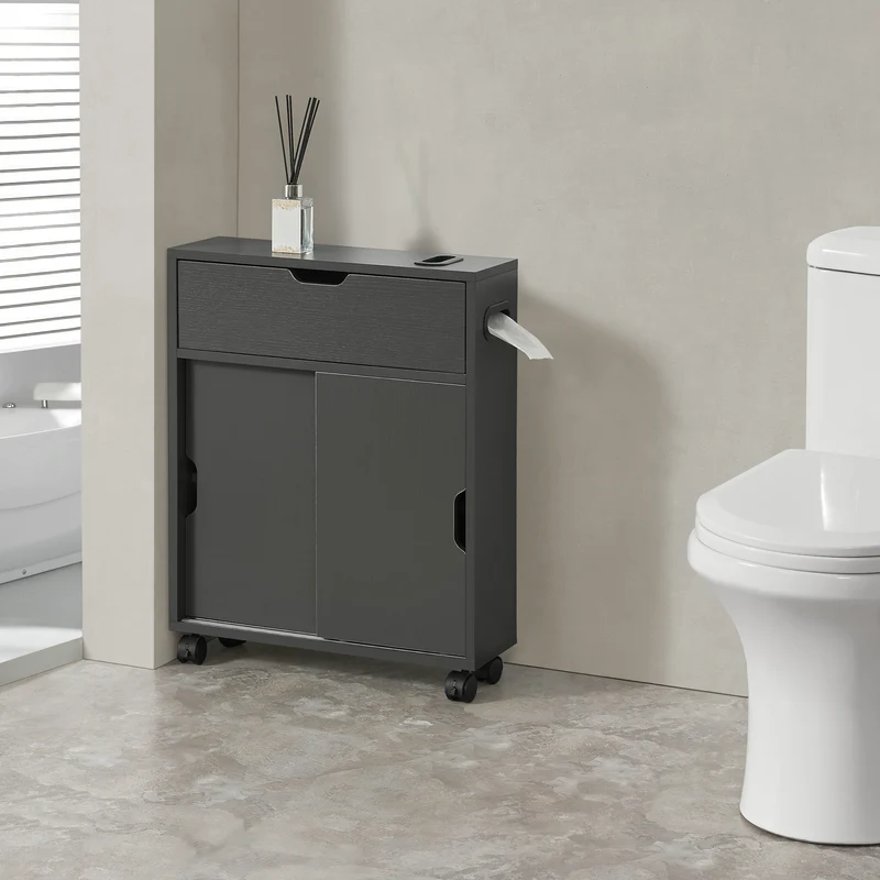 Armario de baño Kempele Armario empotrado 67x52x17 cm varios colores [en.casa]