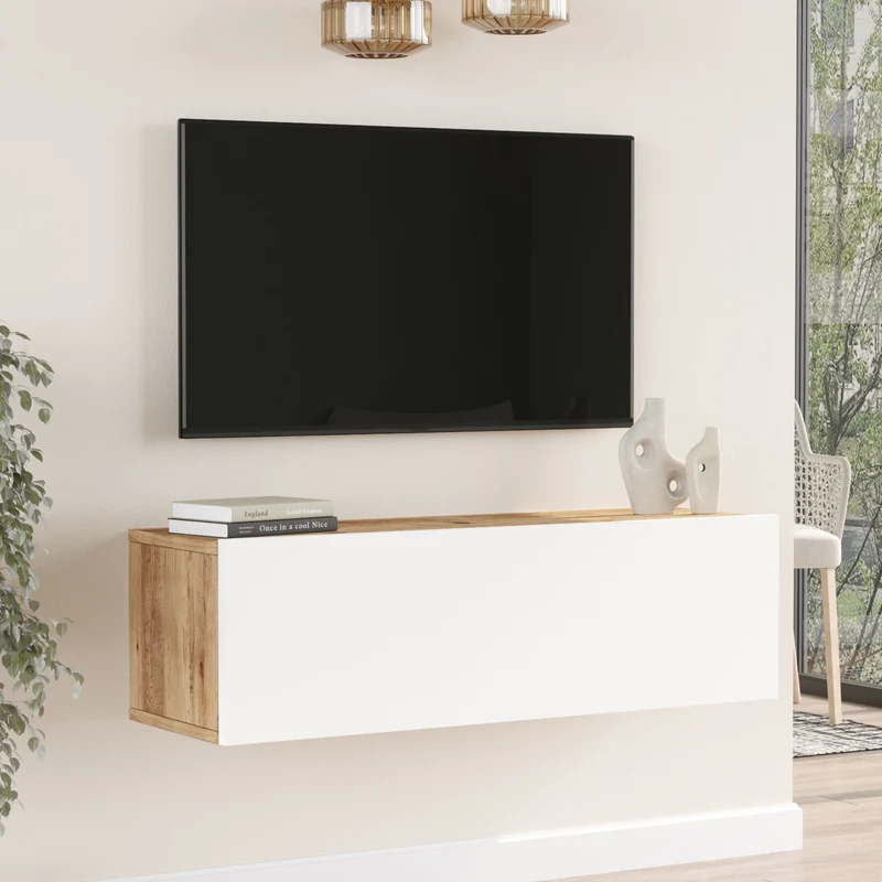 Mesa de televisión Lapinlahti en varios colores y tamaños [en.casa]