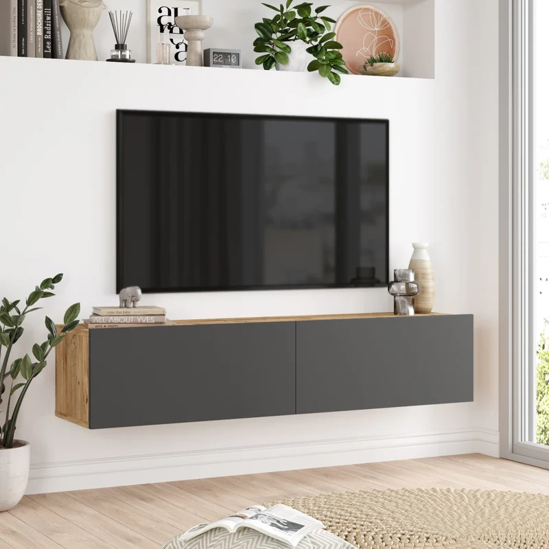 Mesa de televisión Lapinlahti en varios colores y tamaños [en.casa]