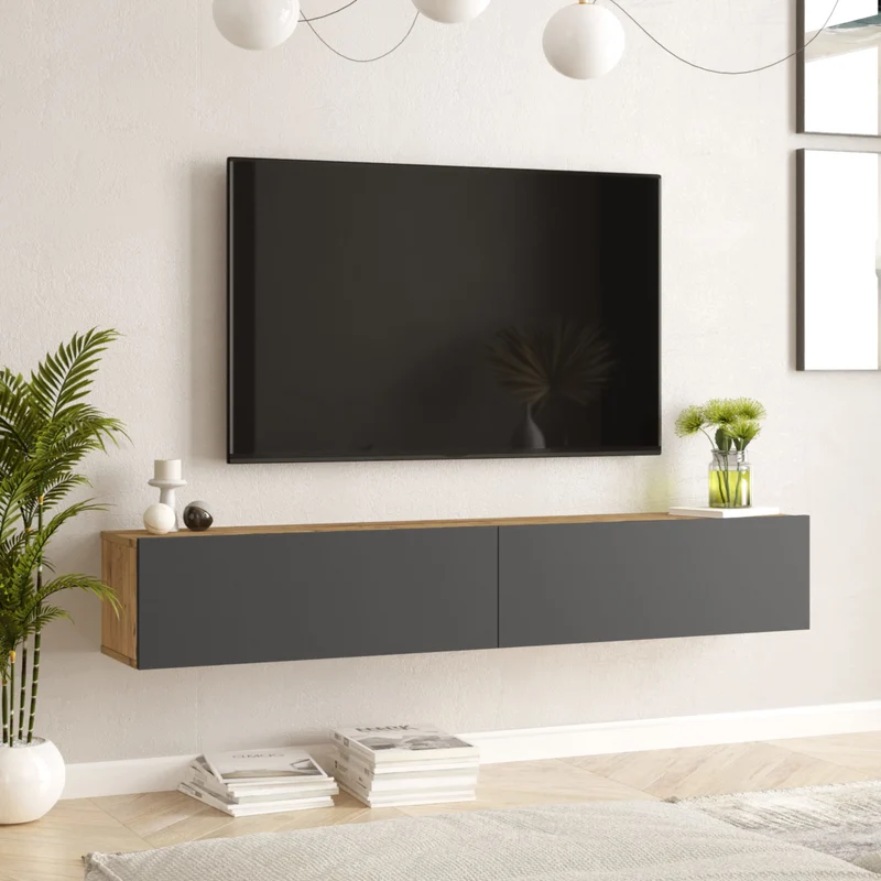 Mesa de televisión Lapinlahti en varios colores y tamaños [en.casa]