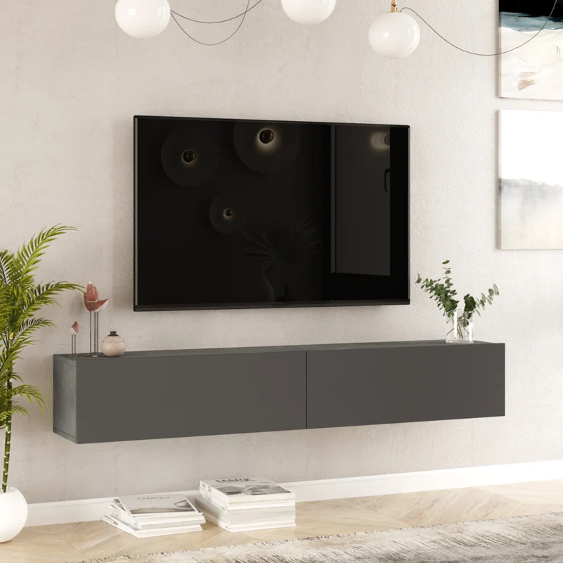 Mesa de televisión Lapinlahti en varios colores y tamaños [en.casa]
