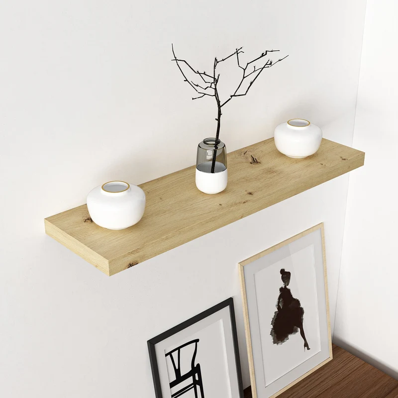 Estante de pared Bredebro hasta aprox. 15 kg en varios tamaños y colores [en.casa]