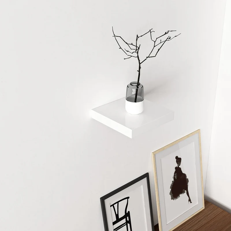 Estante de pared Bredebro hasta aprox. 15 kg en varios tamaños y colores [en.casa]
