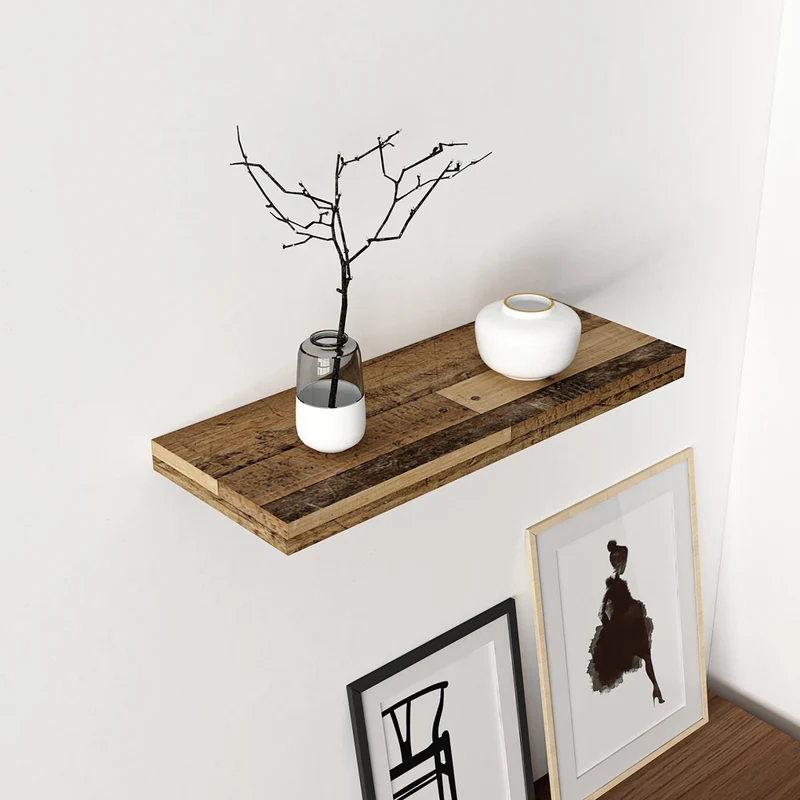 Estante de pared Bredebro hasta aprox. 15 kg en varios tamaños y colores [en.casa]