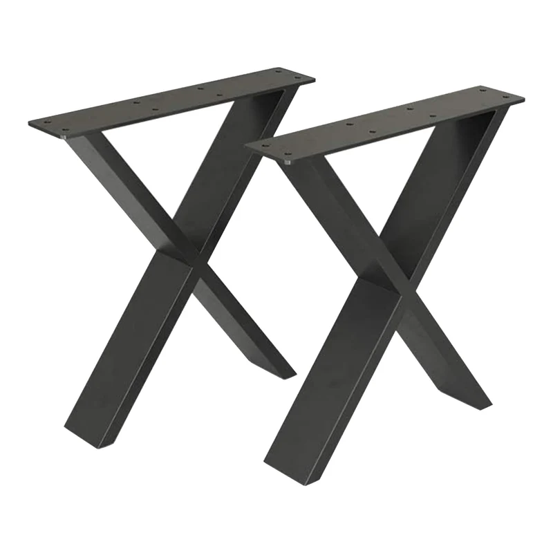 Estructura de mesa Maribo negra varios tamaños [en.casa]