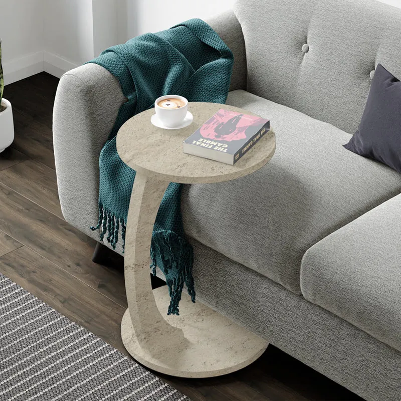 Mesa auxiliar Holeby 56 x Ø 38 cm [en.casa]
