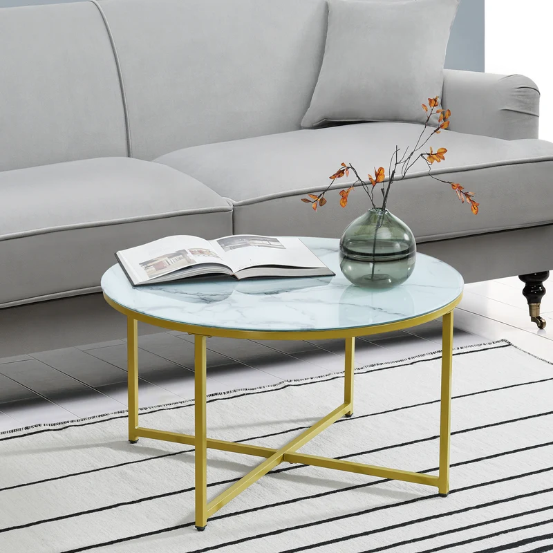 Mesa de centro Uppvidinge 45x80cm en varios colores [en.casa]