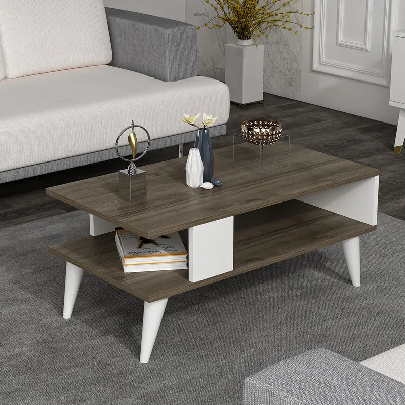 Mesa de centro Lycksele 40x90x45 cm en varios colores [en.casa]