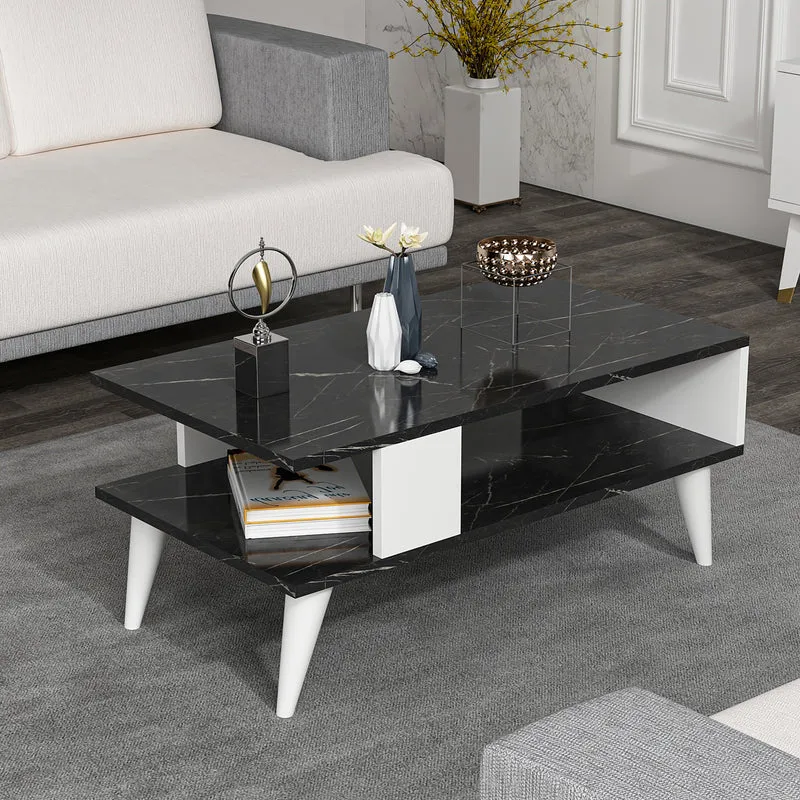 Mesa de centro Lycksele 40x90x45 cm en varios colores [en.casa]