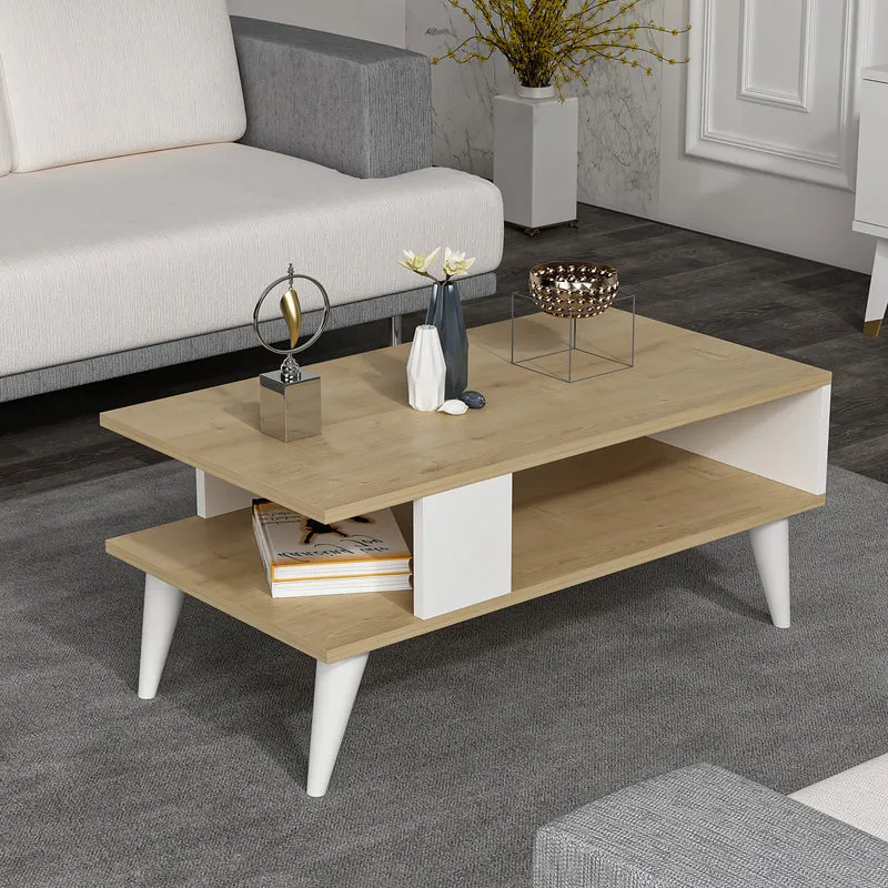 Mesa de centro Lycksele 40x90x45 cm en varios colores [en.casa]