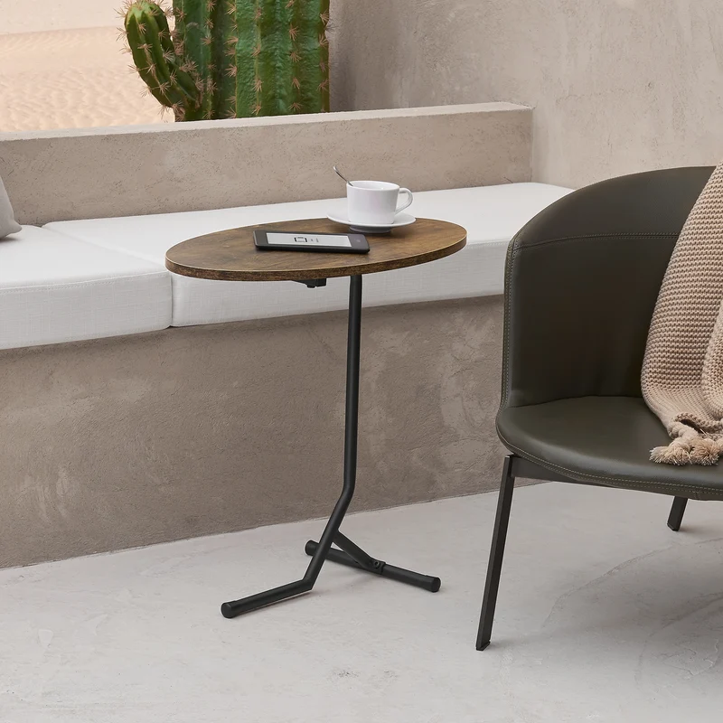 Mesa auxiliar Karlebo 55x60x30cm en varios colores [en.casa]