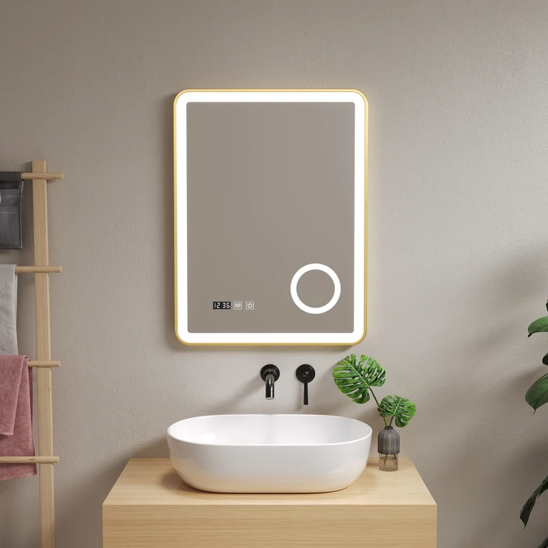 Espejo de baño LED Pescara en varios colores y tamaños [pro.tec]