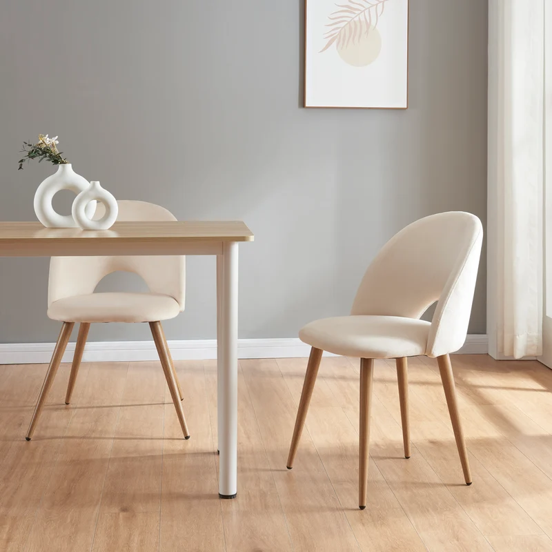 Juego de sillas de comedor Karijoki 77x50x55 cm [en.casa]