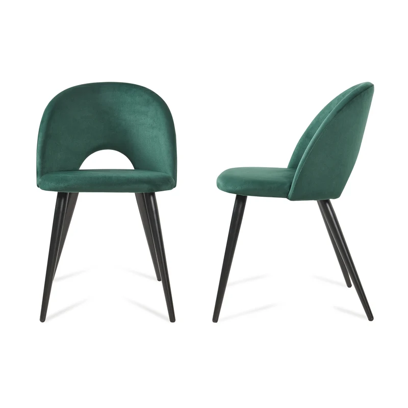 Juego de sillas de comedor Karijoki 77x50x55 cm [en.casa]