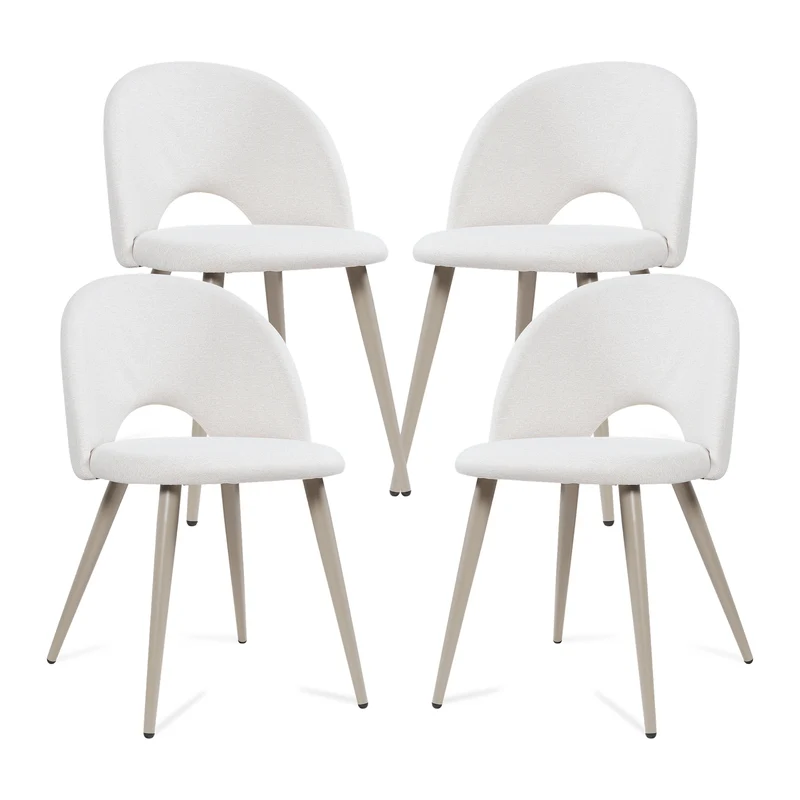 Juego de sillas de comedor Karijoki 77x50x55 cm [en.casa]