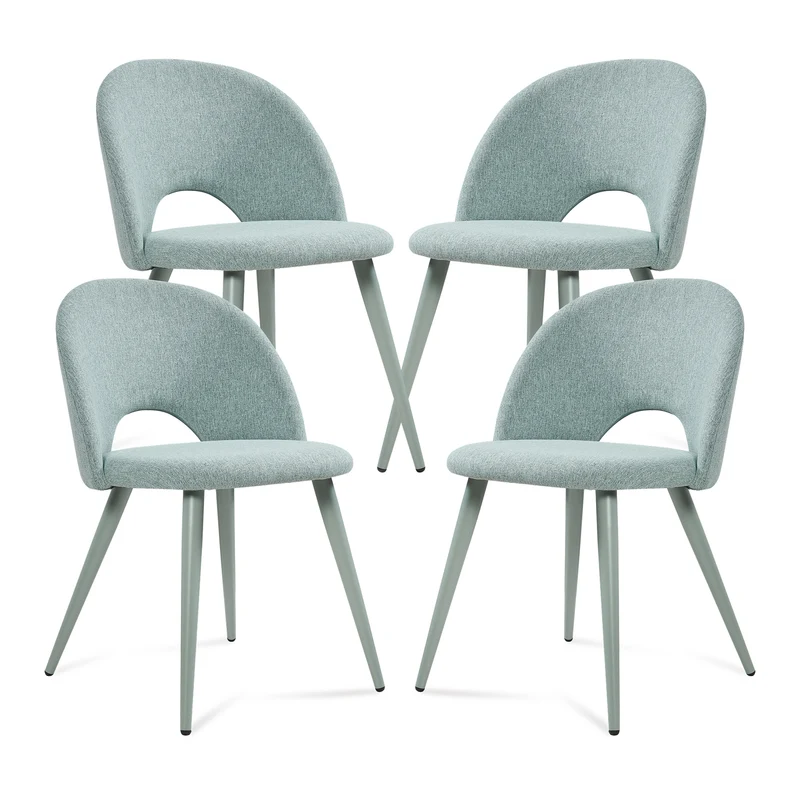 Juego de sillas de comedor Karijoki 77x50x55 cm [en.casa]