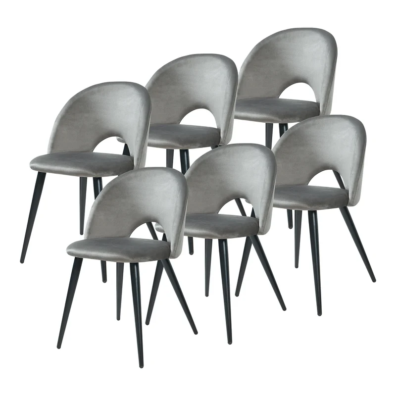 Juego de sillas de comedor Karijoki 77x50x55 cm [en.casa]