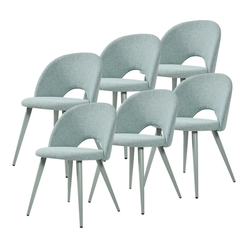 Juego de sillas de comedor Karijoki 77x50x55 cm [en.casa]