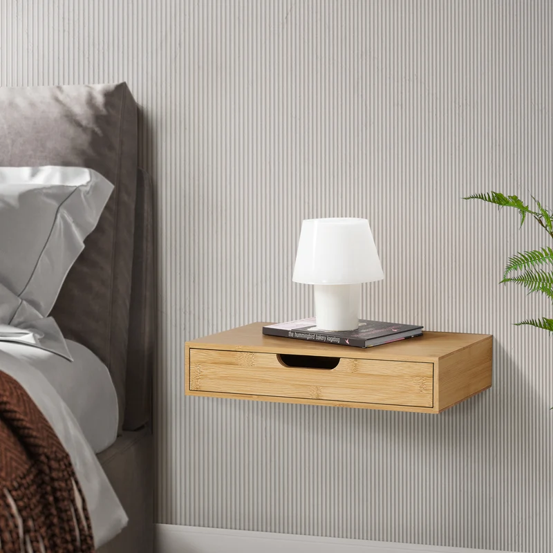 Estantería de pared Bokn con cajón [en.casa]