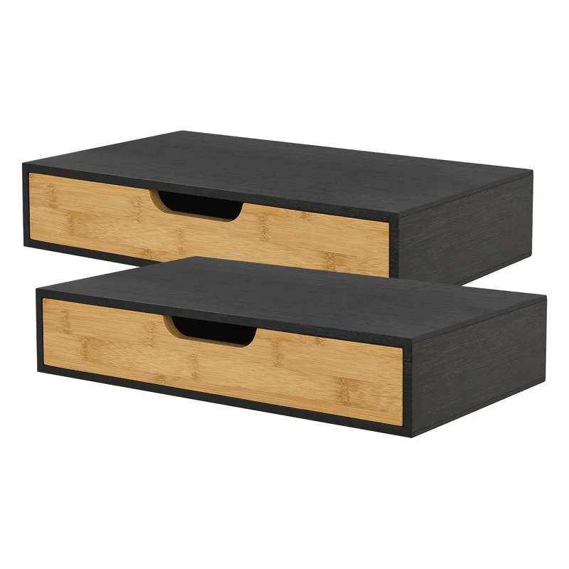 Estantería de pared Bokn con cajón [en.casa]