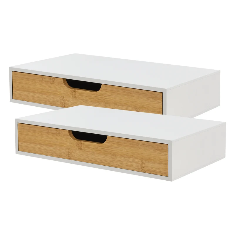 Estantería de pared Bokn con cajón [en.casa]