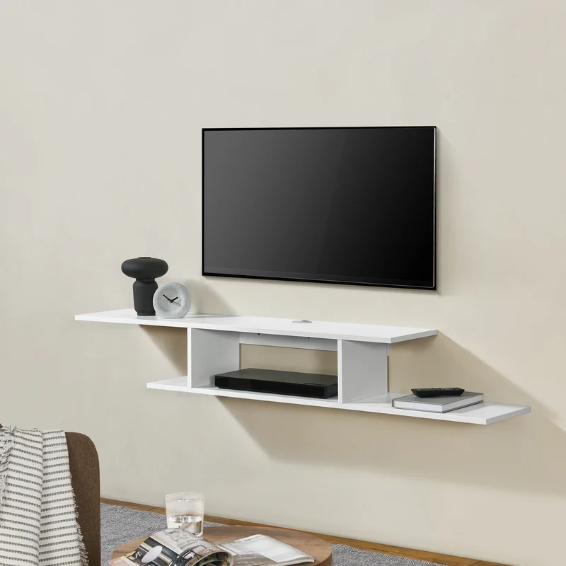Estantería de pared para TV Støvring en varios colores [en.casa]