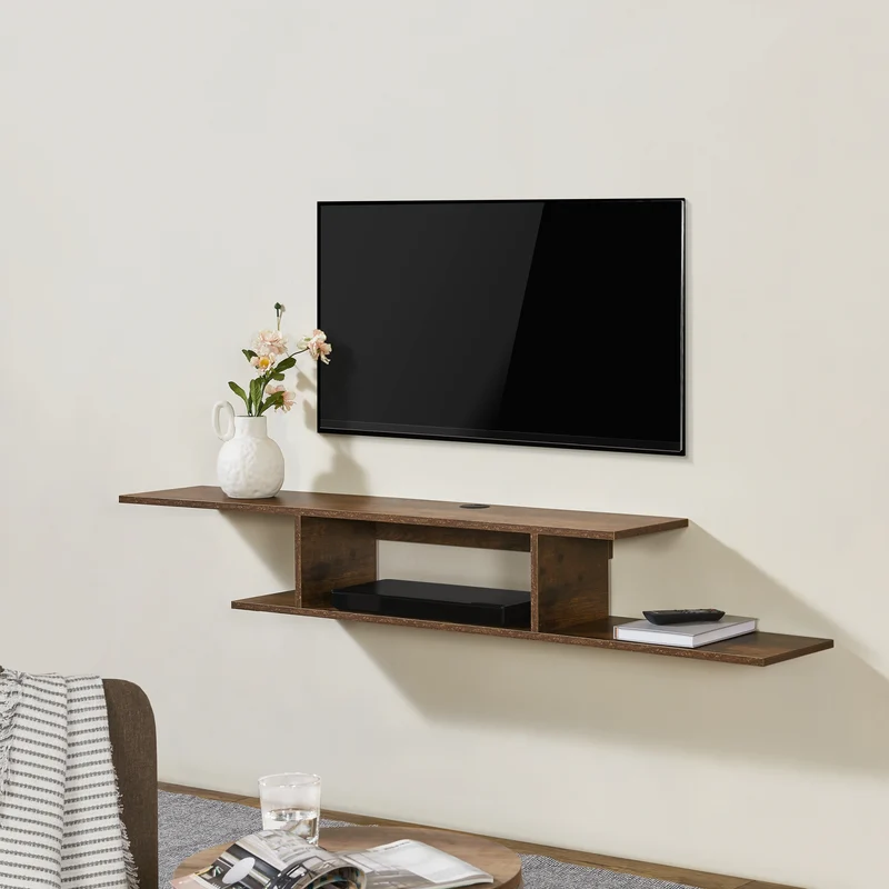 Estantería de pared para TV Støvring en varios colores [en.casa]