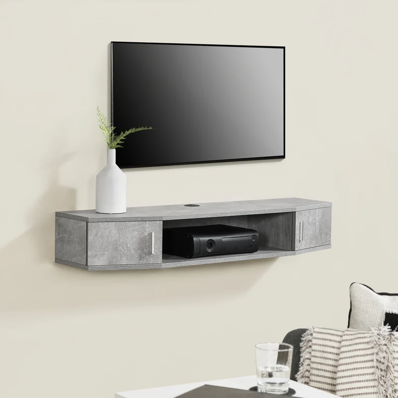 Estantería de pared para TV Tørring en varios colores [en.casa]