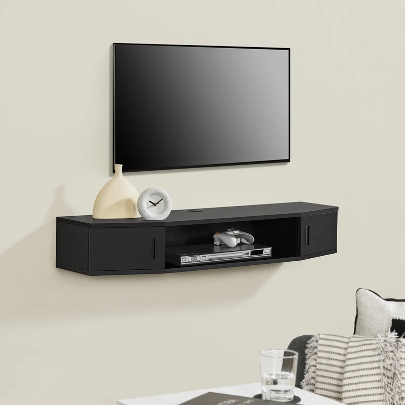 Estantería de pared para TV Tørring en varios colores [en.casa]