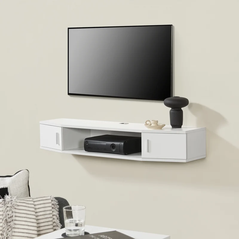 Estantería de pared para TV Tørring en varios colores [en.casa]