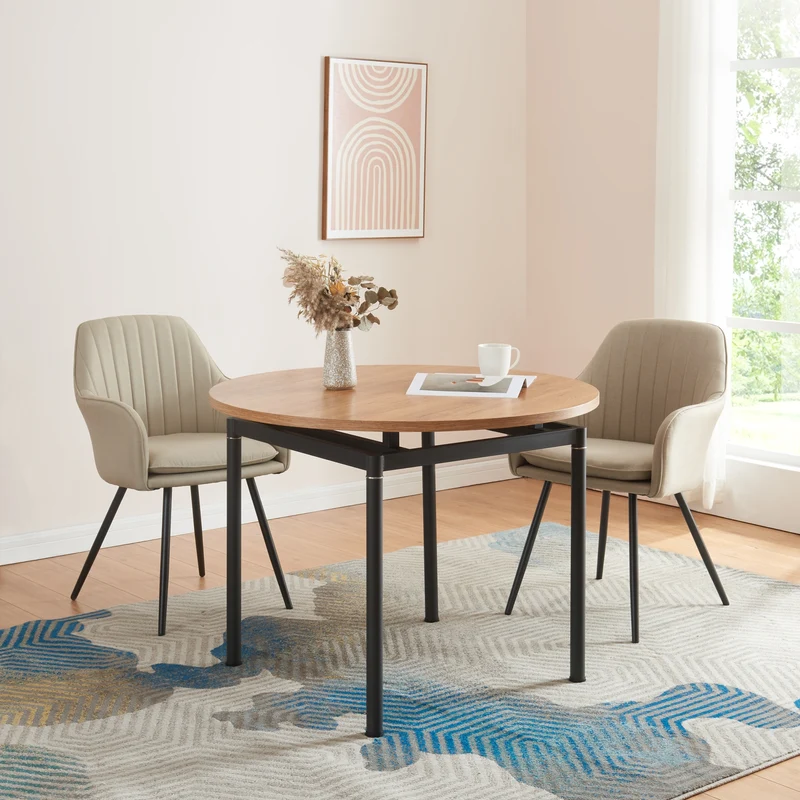 Mesa de comedor Hemnes con aspecto de roble en varios tamaños [en.casa]