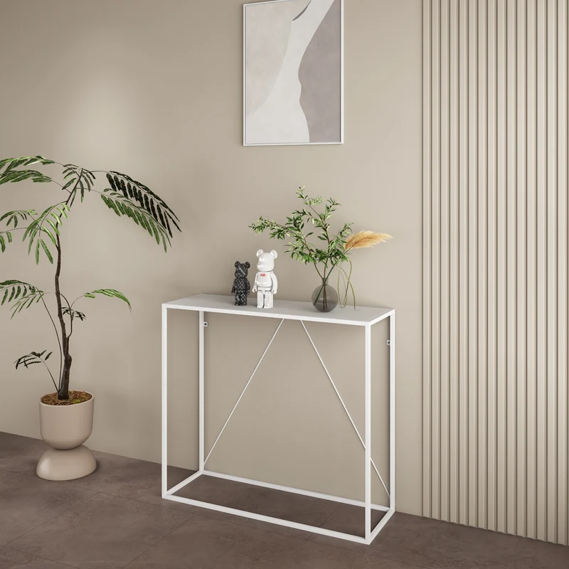 Mesa consola Austevoll 90x30x80cm en varios colores [en.casa]