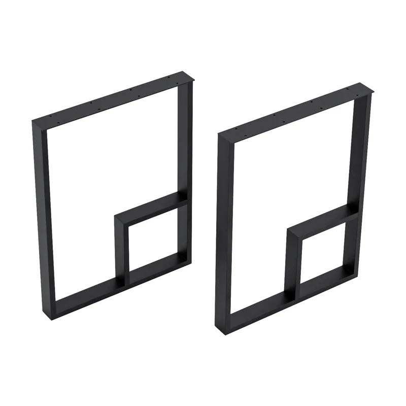 Estructura de mesa Kauhava juego de 2 acero [en.casa]