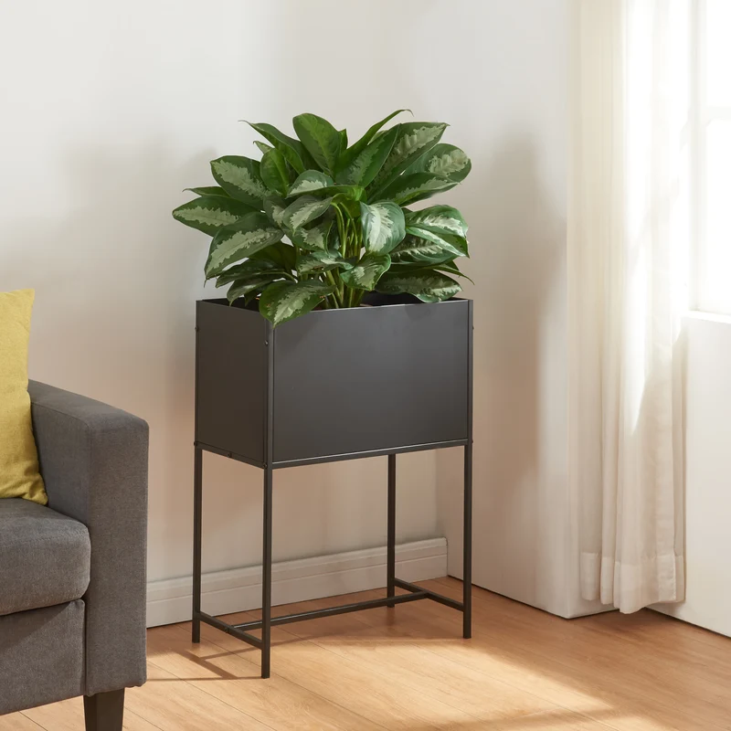 Soporte para plantas Porsgrunn metal [en.casa]