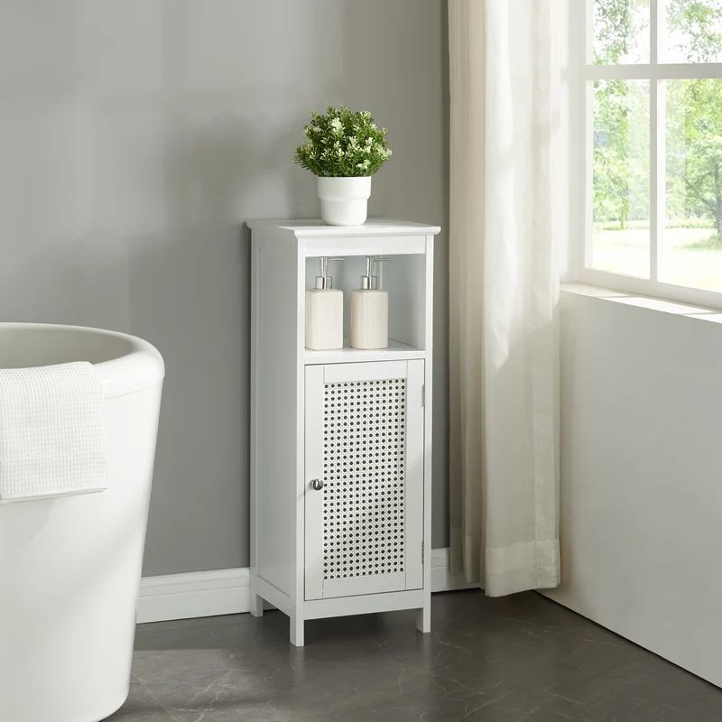 Armario de baño Karlsøy blanco en varios tamaños [en.casa]