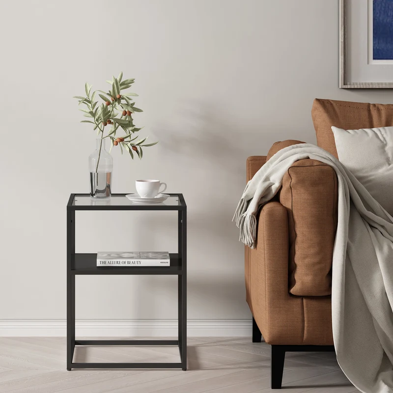 Mesa auxiliar Solund 55x40x40 cm [en.casa]