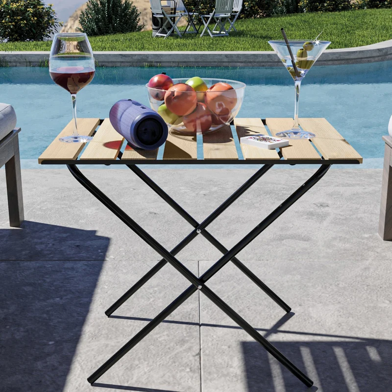Mesa plegable Cavallino 60x40x57 cm [en.casa]