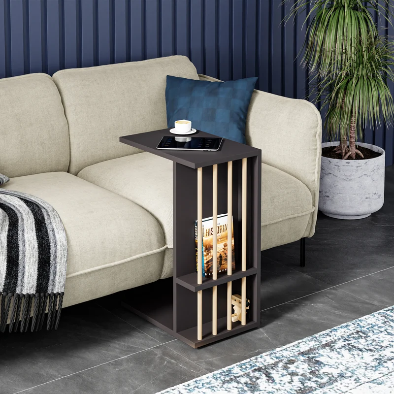 Mesa auxiliar Siikainen 65x44x29 cm [en.casa]