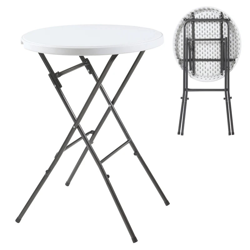 Mesa plegable Ljusnarsberg de plástico [en.casa]