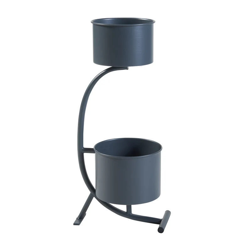 Soporte para flores Almelo 63x29x21cm Metal [en.casa]