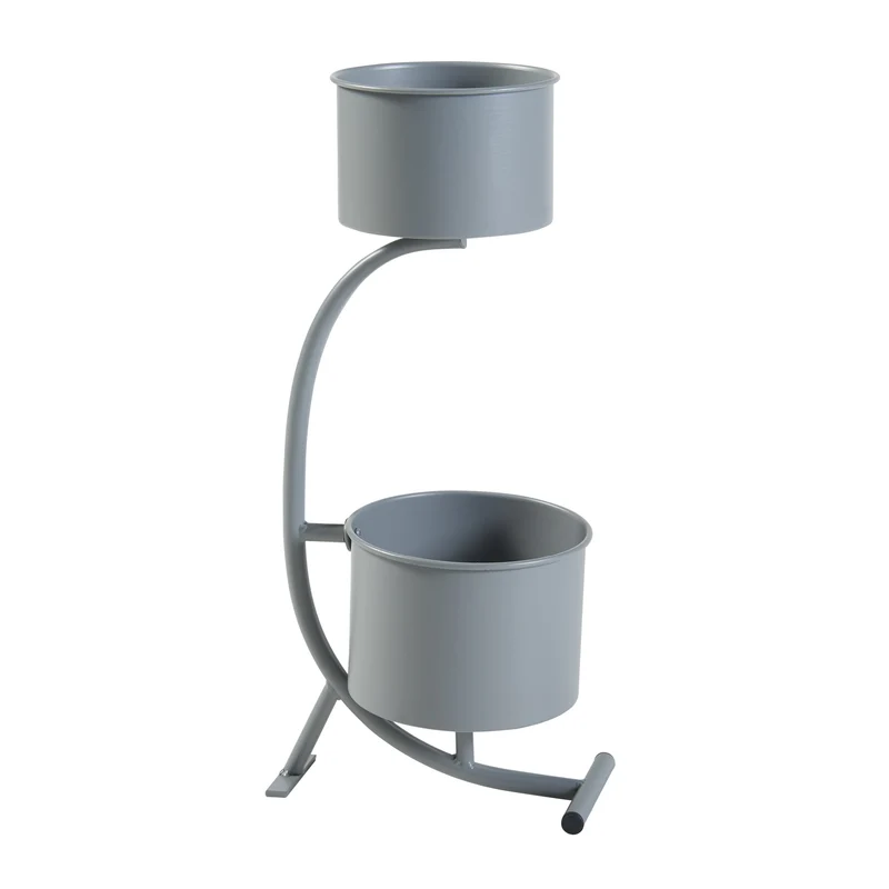 Soporte para flores Almelo 63x29x21cm Metal [en.casa]